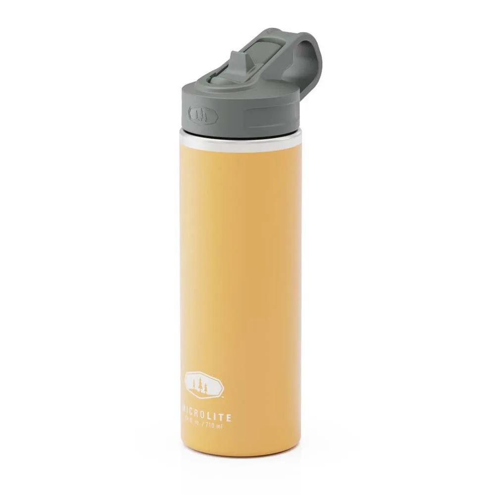 GSI 710 Microlite Straw Top Termosflaska, Mineral yellow, One Size