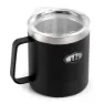 GSI Glacier 440ml Stainless Steel Mugg, Black, One Size