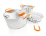 GSI Glacier Base Camper Medium Kökset I Rostfritt Stål, Silver, One Size