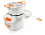 GSI Glacier Base Camper Medium Kökset I Rostfritt Stål, Silver, One Size