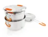 GSI Glacier Base Camper Medium Kökset I Rostfritt Stål, Silver, One Size