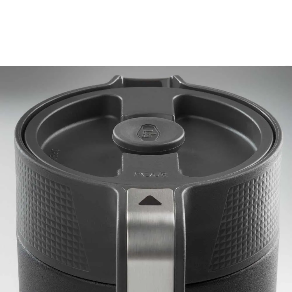 GSI Glacier Javapress 980ml Kaffebryggare, Silver / black, One Size