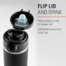 GSI Microlite Flip 500ml Termosflaska, Black, One Size