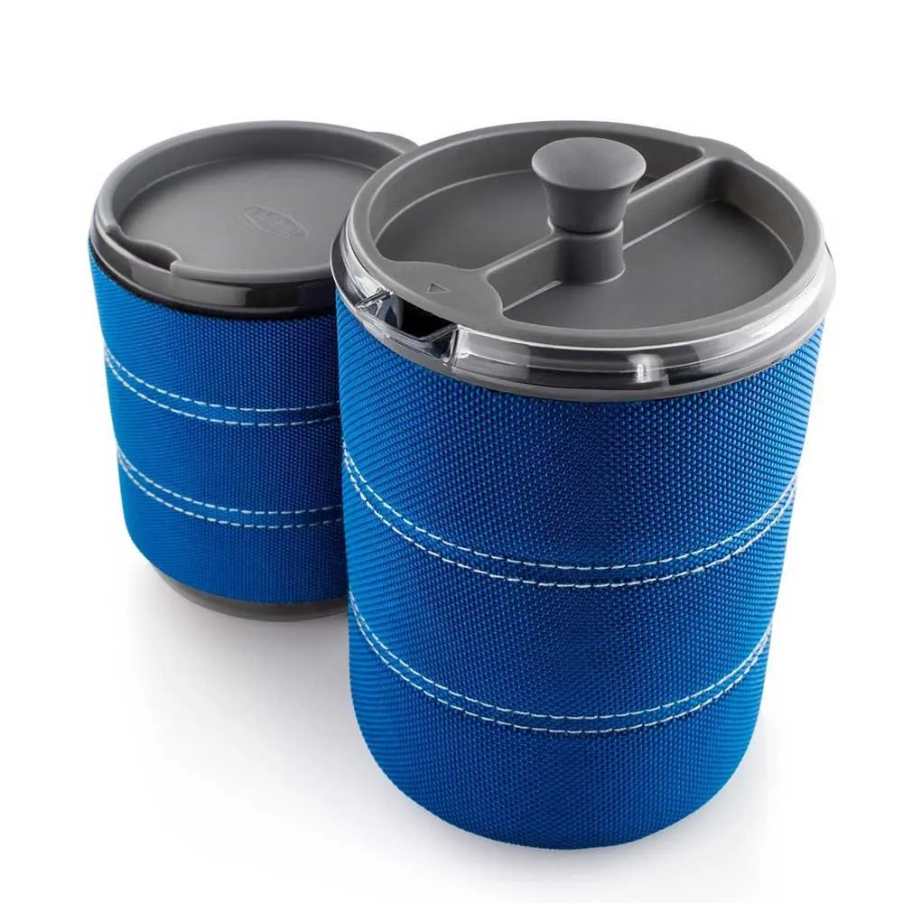 GSI Personlig Javapress-mugg Och-press, Blue / grey, One Size GSI Personlig Javapress-mugg Och-press, Blue / grey, One Size