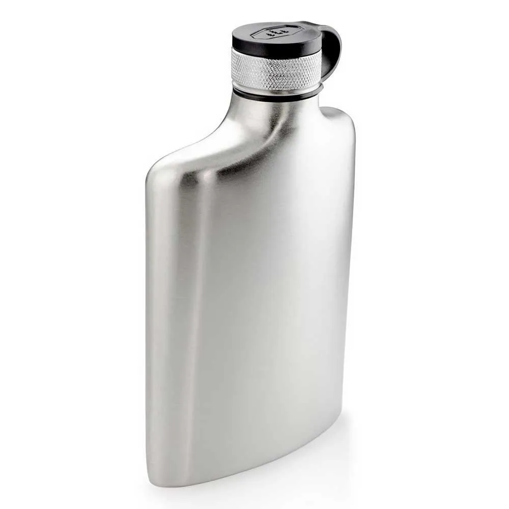 GSI Rostfritt Stål Glaciär Höftflaska 230ml, Silver, One Size