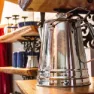 GSI Rostfritt Stål Glacier Kaffepetkolator 14 Kopp, Silver, One Size