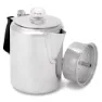 GSI Rostfritt Stål Silikon Glacier Kaffepressobryggare Med Handtag 9 Kopp, Silver, One Size