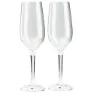 GSI Set Med Stapelbara Champagneglas 2 Enheter, Clear, One Size