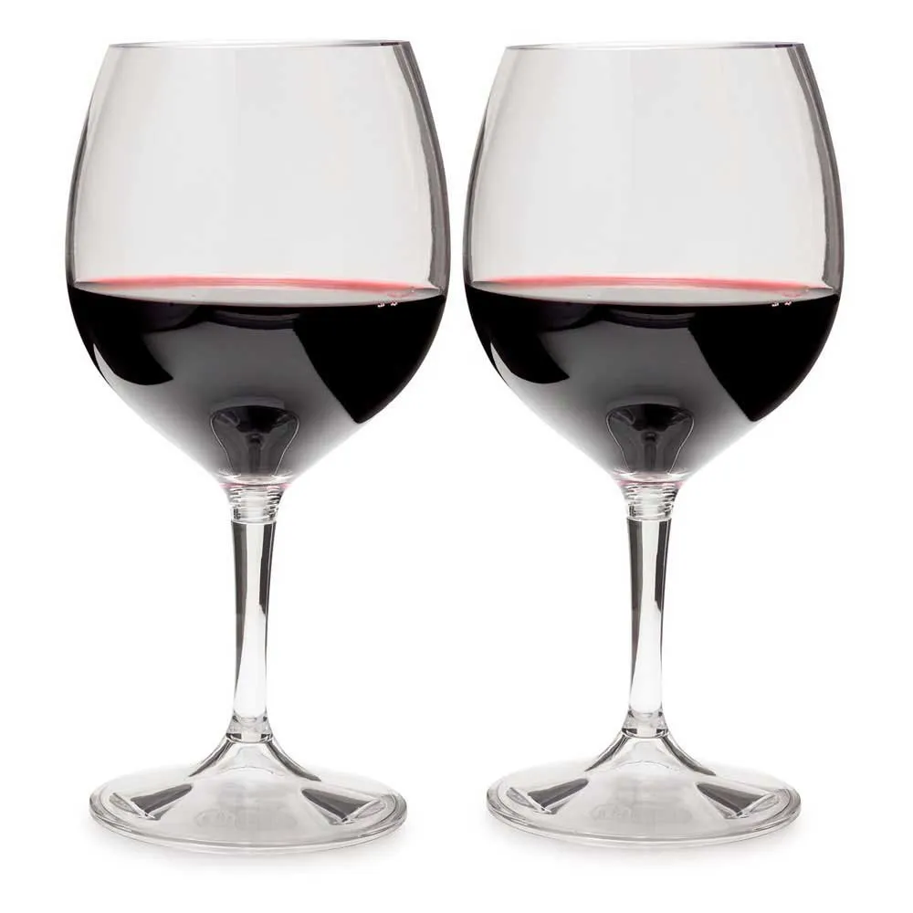 GSI Set Med Stapelbara Rödvinsglas 2 Enheter, Clear, One Size