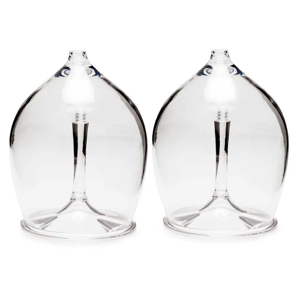 GSI Set Med Stapelbara Rödvinsglas 2 Enheter, Clear, One Size