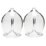 GSI Set Med Stapelbara Rödvinsglas 2 Enheter, Clear, One Size