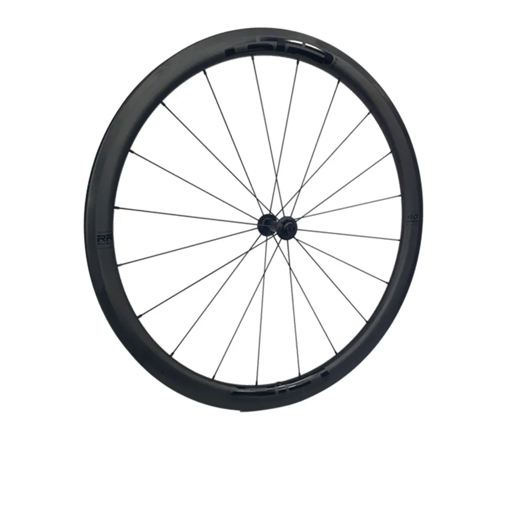 GTR Rr40 V-brake Tubeless Framhjul För Landsvägscykel, Black, 9 x 100mm