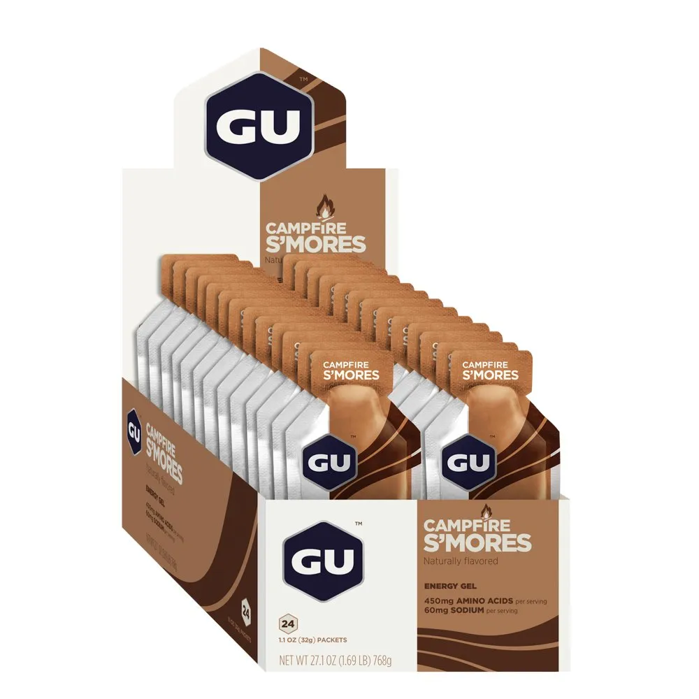 GU Låda Med Energigeler Brasa S´mores 32g 24 Enheter, Brown, One Size GU Låda Med Energigeler Brasa S´mores 32g 24 Enheter, Brown, One Size