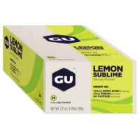 GU Låda Med Energigeler Sublime Citron 24 Enheter GU Låda Med Energigeler Sublime Citron 24 Enheter
