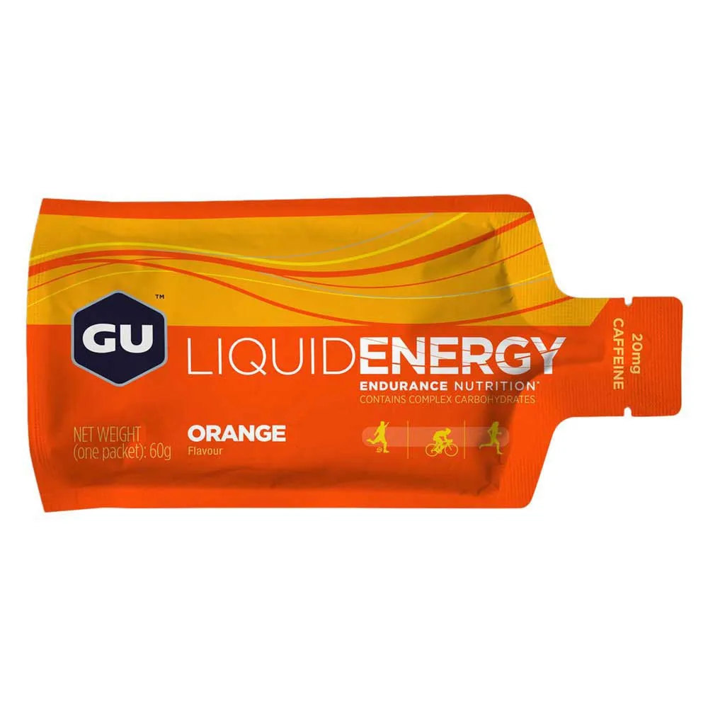 GU Liquid Låda Med Energigeler Apelsin 60g 12 Enheter, One size