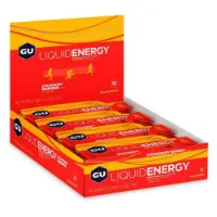GU Liquid Låda Med Energigeler Jordgubbe Och Banan 60g 12 Enheter GU Liquid Låda Med Energigeler Jordgubbe Och Banan 60g 12 Enheter