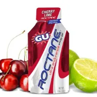 GU Roctane Ultra Endurance Låda Med Energigeler Körsbär Och Lime 32g 24 Enheter GU Roctane Ultra Endurance Låda Med Energigeler Körsbär Och Lime 32g 24 Enheter