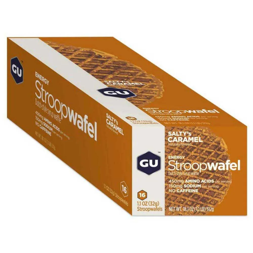 GU Stroopwafel Salt Karamell 16 Enheter, One size GU Stroopwafel Salt Karamell 16 Enheter, One size