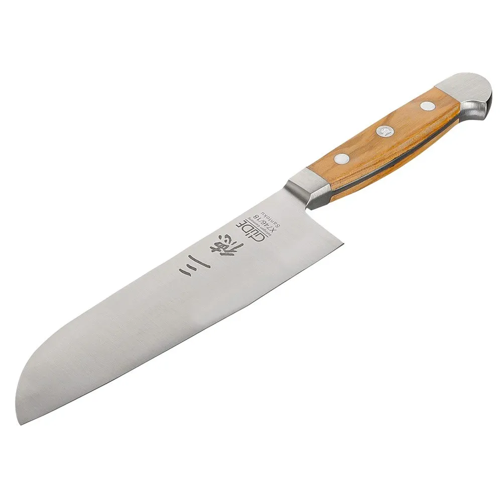 Güde Alfa Santoku 18 Cm, Olive wood, One Size