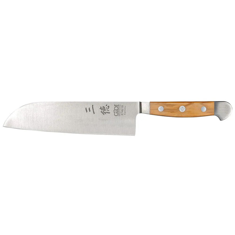 Güde Alfa Santoku 18 Cm, Olive wood, One Size