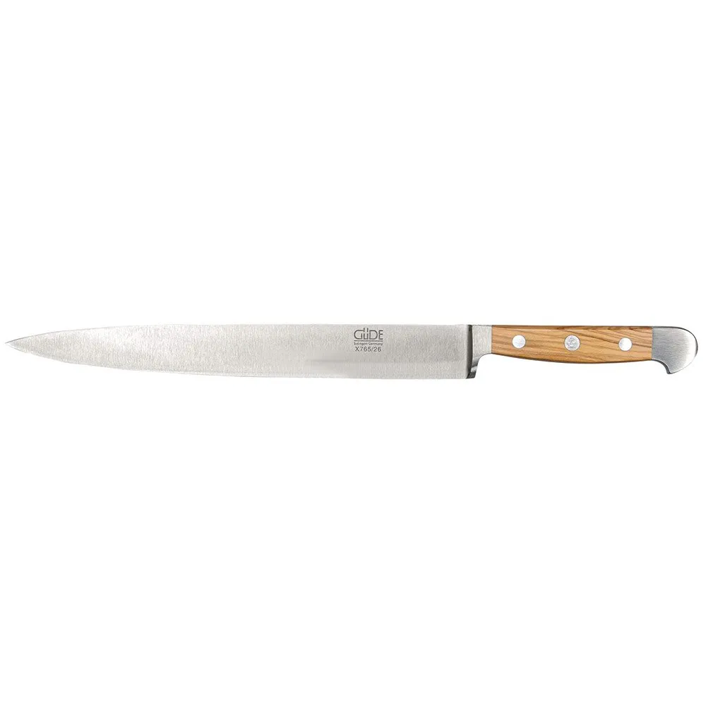 Güde Alpha Ham 26 Cm Kniv, Olive wood, One Size