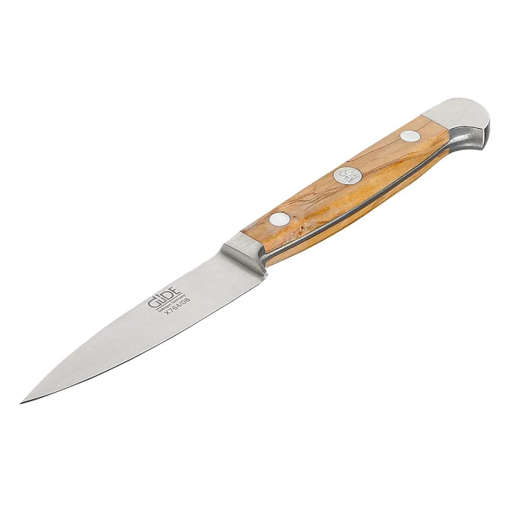 Güde Alpha Paring Kniv 8 Cm, Olive wood, One Size