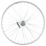 Gurpil Aluminium 700 Back-pedal Tubular Bakhjul, Silver, 9 x 110mm