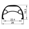 Gurpil Btt 27.5´´ Disc Mtb Framhjul, Black, 20 x 110mm