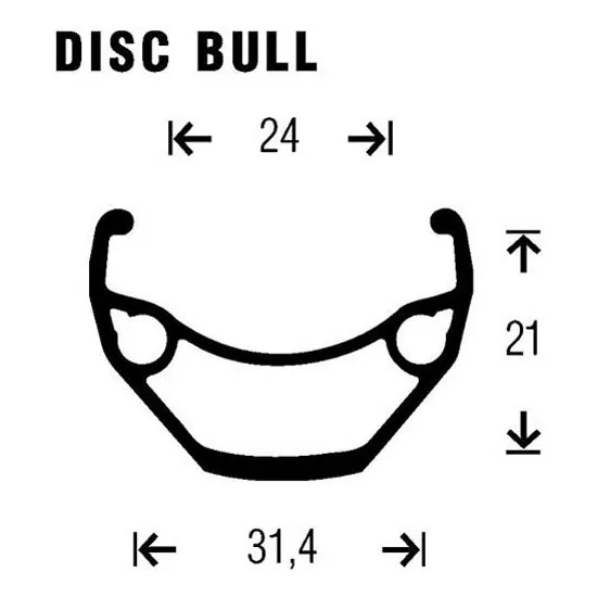 Gurpil Bull 26´´ 6b Disc Mtb Framhjul, Black, 9 x 100mm Gurpil Bull 26´´ 6b Disc Mtb Framhjul, Black, 9 x 100mm