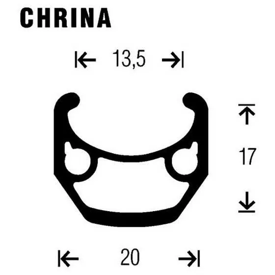 Gurpil Chrina Disc Tubular Bakhjul