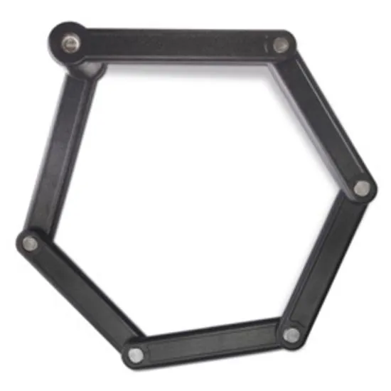 Gurpil Collapsible Hopfällbart Lås, Black, 3.5 x 200mm