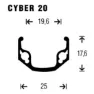 Gurpil Cyber 20 7s 26´´ Mtb Bakhjul