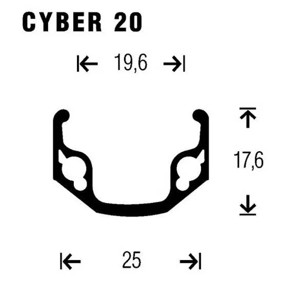 Gurpil Cyber 20 8s 26´´ Mtb Bakhjul, Silver, 9 x 135mm, Shimano/Sram HG Gurpil Cyber 20 8s 26´´ Mtb Bakhjul, Silver, 9 x 135mm, Shimano/Sram HG