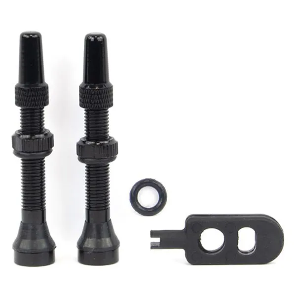 Gurpil Tubeless Aluminium Ventiler 2 Enheter, Black, 80mm