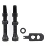 Gurpil Tubeless Aluminium Ventiler 2 Enheter, Black, 80mm