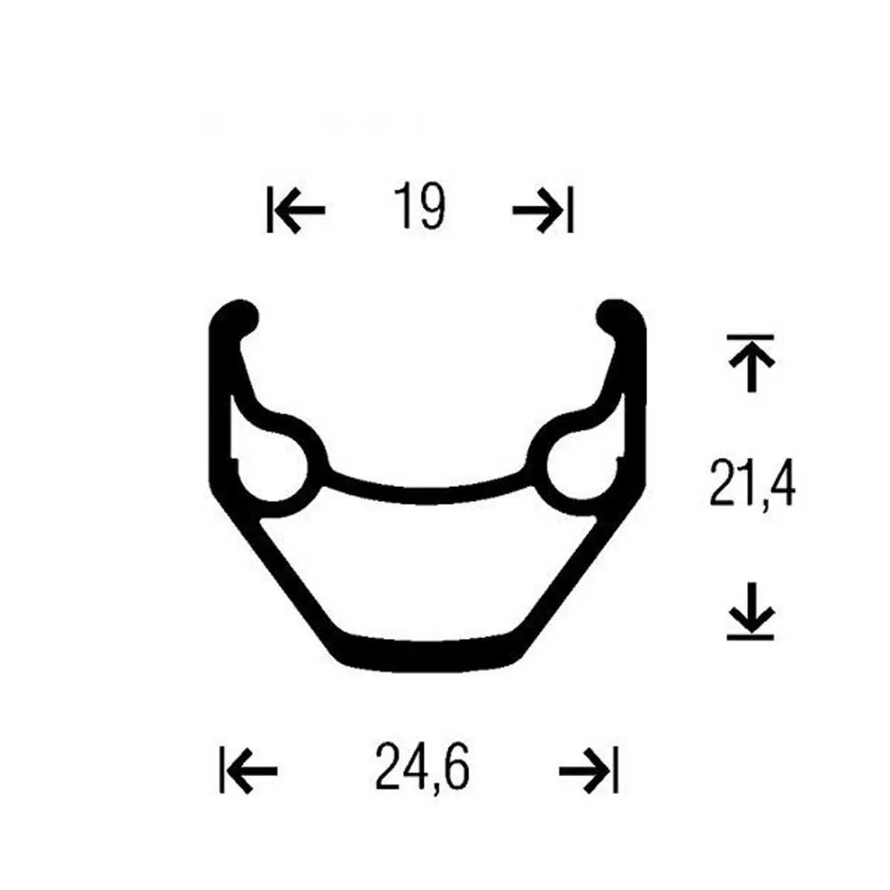Gurpil Xm-1 6-7s 29´´ 6b Disc Mtb Bakhjul, Black, 9 x 135mm