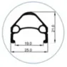Gurpil Xm 27.5´´ 6b Disc Mtb Framhjul, Black, 9 x 100mm