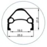 Gurpil Xm M4050 27.5´´ Cl Disc Tubular Framhjul, Black, 9 x 100mm