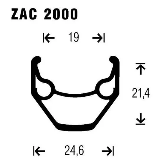 Gurpil Zac 26´´ Qr Mtb Bakhjul, Black, 9 x 135mm