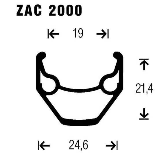 Gurpil Zac 8-11s 26´´ 6b Disc Mtb Bakhjul, Black, 9 x 135mm, Shimano/Sram HG