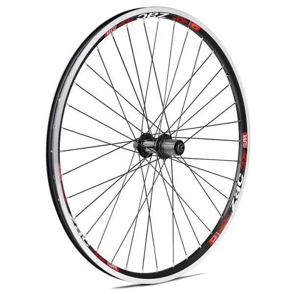 Gurpil Zac Black 26´´ 7s Qr Tubeless Mtb Bakhjul, Black, 9 x 135mm, Shimano/Sram HG
