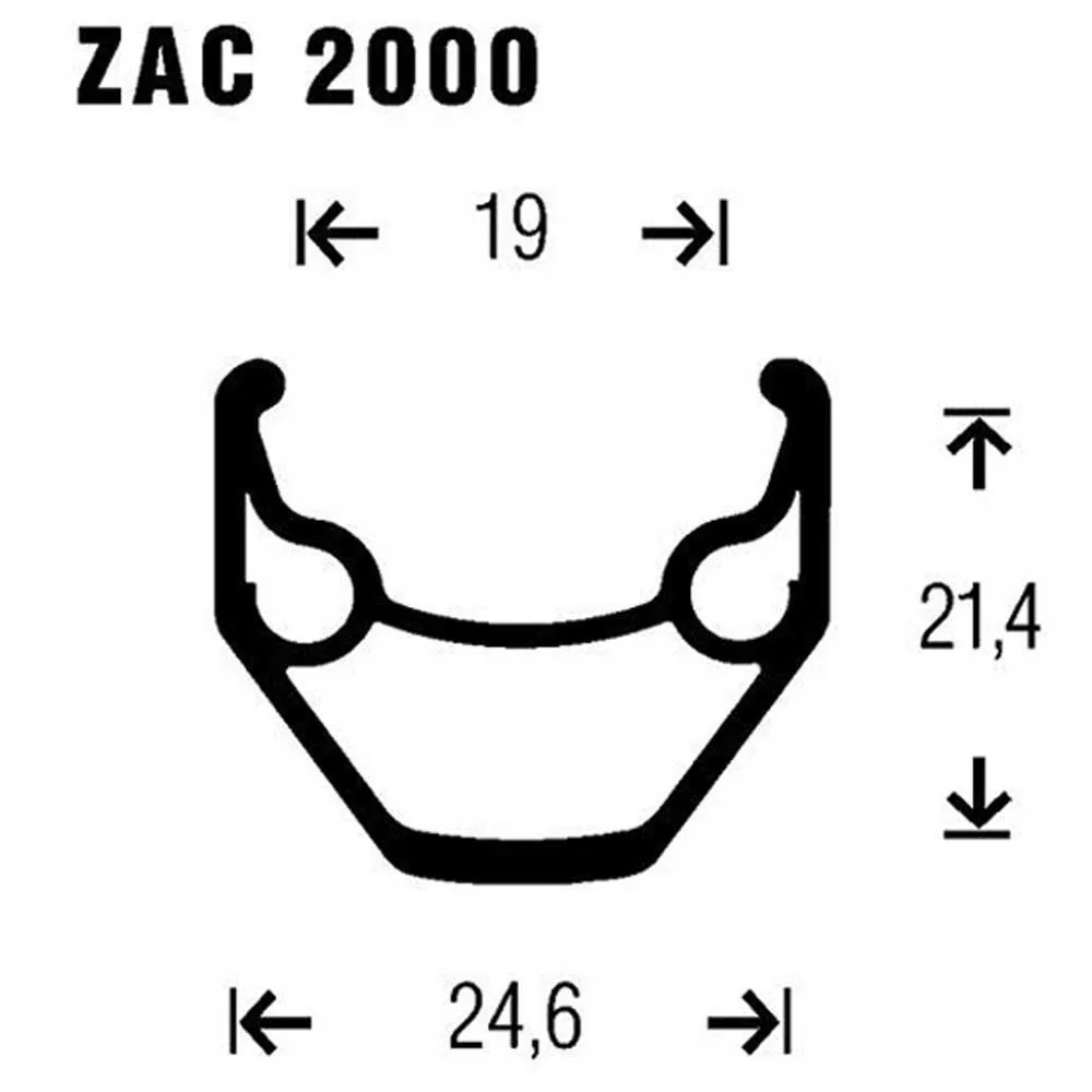 Gurpil Zac M475 26´´ 6b Disc Mtb Framhjul Gurpil Zac M475 26´´ 6b Disc Mtb Framhjul