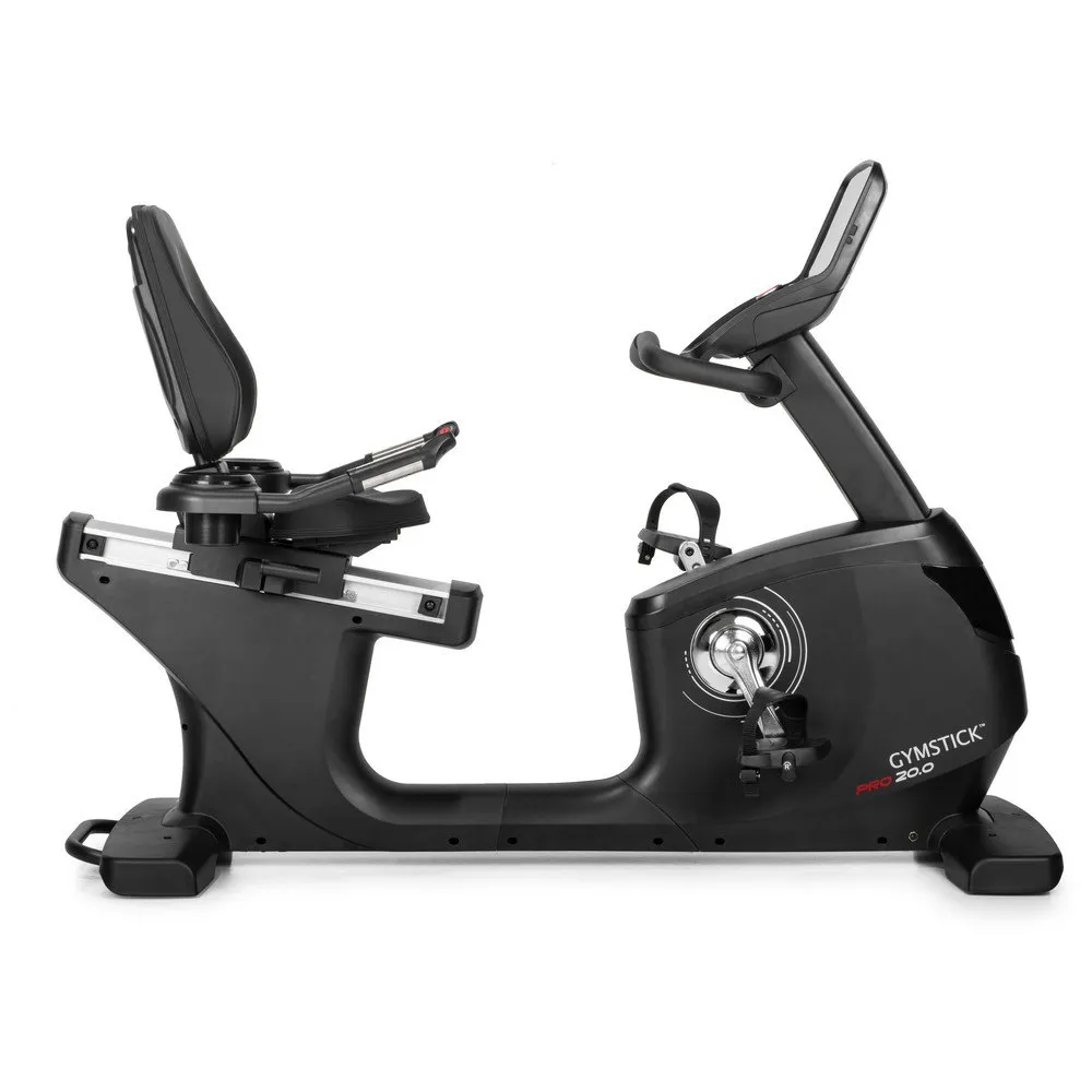 Gymstick Pro20.0 Recumbent Motionscykel, Black, One Size Gymstick Pro20.0 Recumbent Motionscykel, Black, One Size