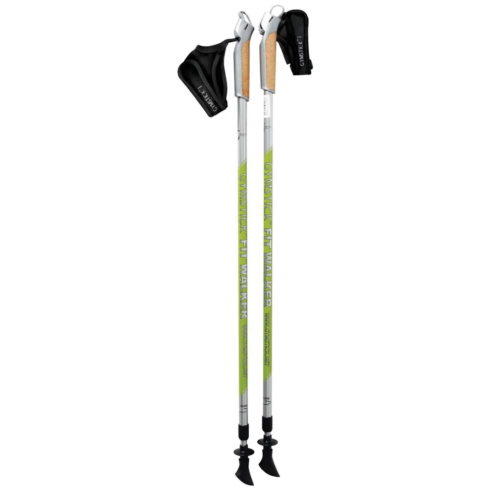Gymstick Telescopic Fit Walker Stavar, Green / grey, 83-135cm