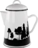 Hällmark Enamel Coffee Pot, White, One Size