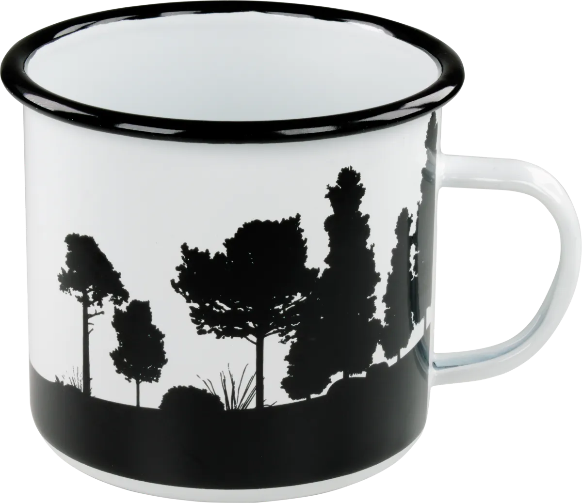 Hällmark Enamel Mug, White, One Size