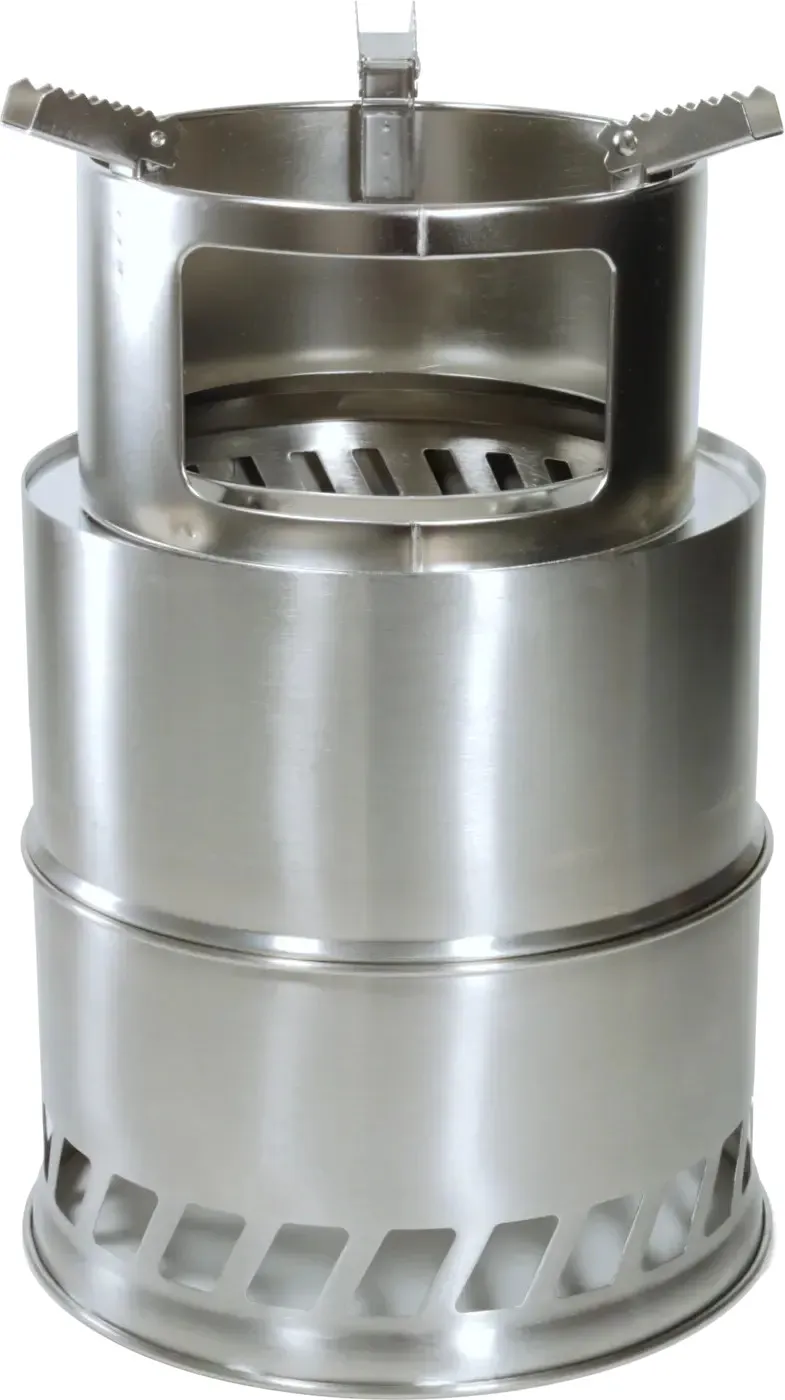 Hällmark Hiking Wood Stove, Stainless Steel, One Size