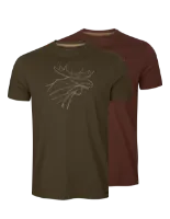 Härkila Men's Graphic T-shirt 2-pack Härkila Men's Graphic T-shirt 2-pack