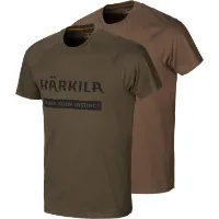 Härkila Men's Logo T-Shirt 2-Pack Härkila Men's Logo T-Shirt 2-Pack