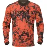 Härkila Men's Wildboar Pro L/S T-shirt Axis Msp, AXIS MSP® Orange Blaze/Shadow brown